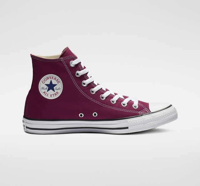 converse chuck taylor all star hi maroon