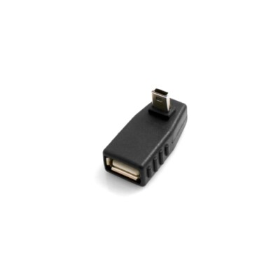 Mini USB Buchse auf Micro USB Stecker 90° Rechts Gewinkelt Winkelstecker Adapter