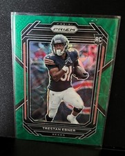 2022 Panini Prizm Trestan Ebner Rookie Green Scope Prizm SP /75 #351 RC Bears