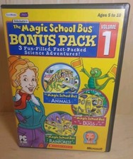 Magic School Bus PC Games Volume 1 Plus Explores The Solar System