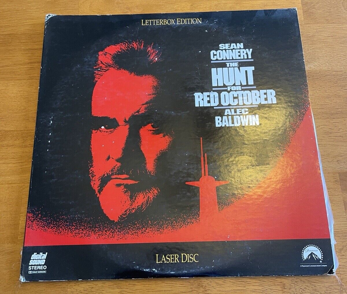 The Hunt for Red October Laserdisc LD 2 Disc Set Sean Connery | eBay