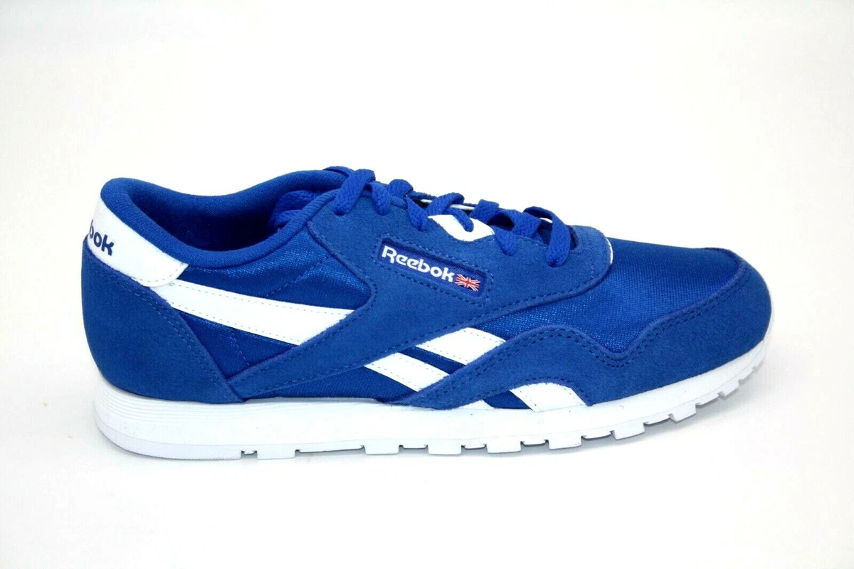 Uhøfligt Bære udskille GRADE SCHOOL REEBOK CLASSIC NYLON JUNIOR FU6785 HUMBLE BLUE/WHITE SNEAKER  SHOE | eBay