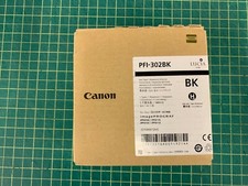 GENUINE Canon PFI-302BK Black Ink Tank IPF8100 IPF9100 2216B001AA NEW