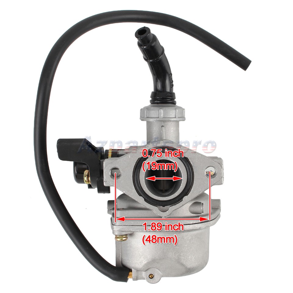 PZ19 Carburetor Throttle Cable Handle Grips And Cable Set 22 Mm/0.87 In 50cc 70cc 90cc 110cc 125cc For Chinese Quad 4 Stroke ATV TaoTao Baja Go Kart Dirt Bike Pit Bike With - Foto 12