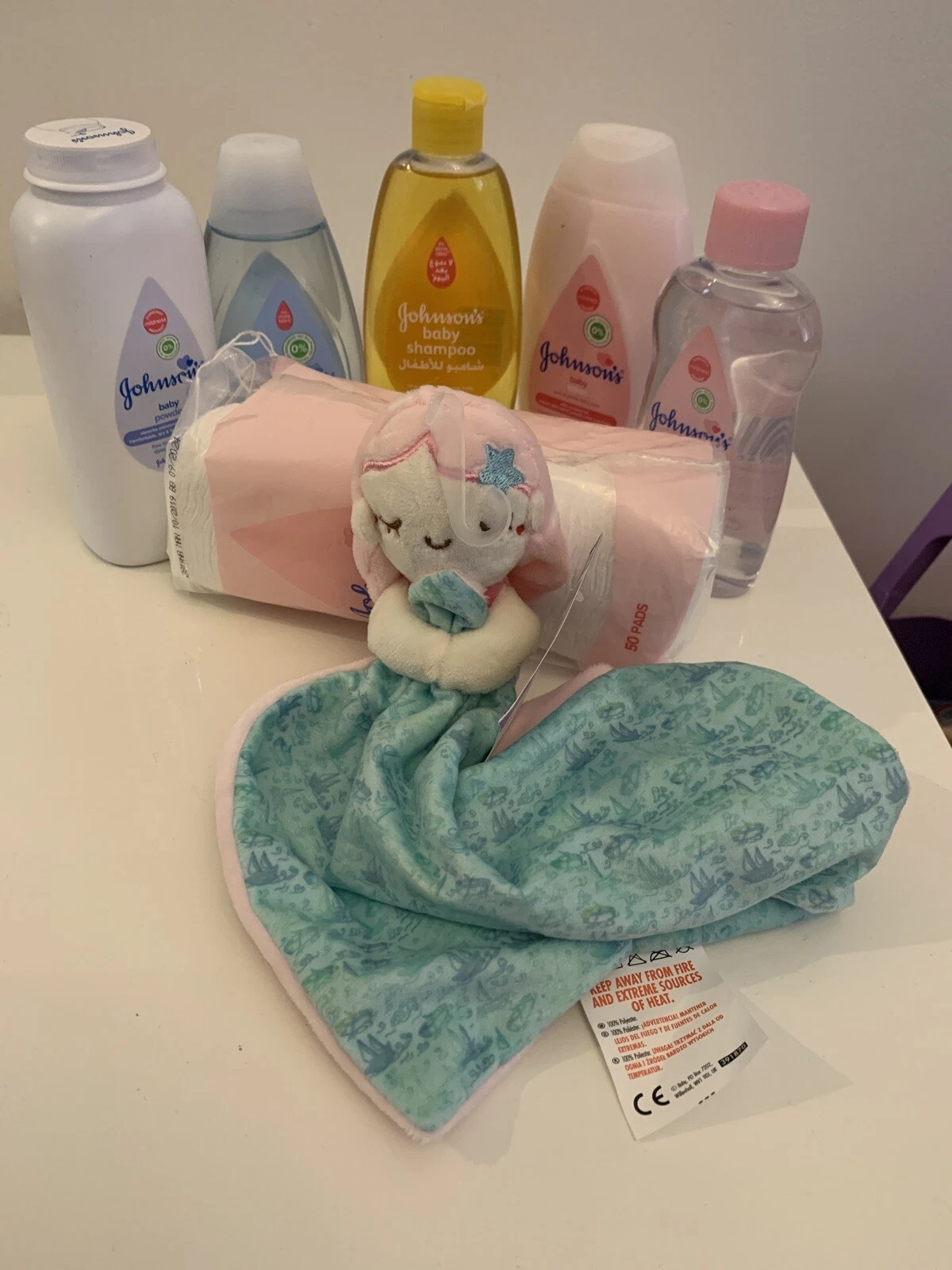 Baby Girl essential baby Bath Set