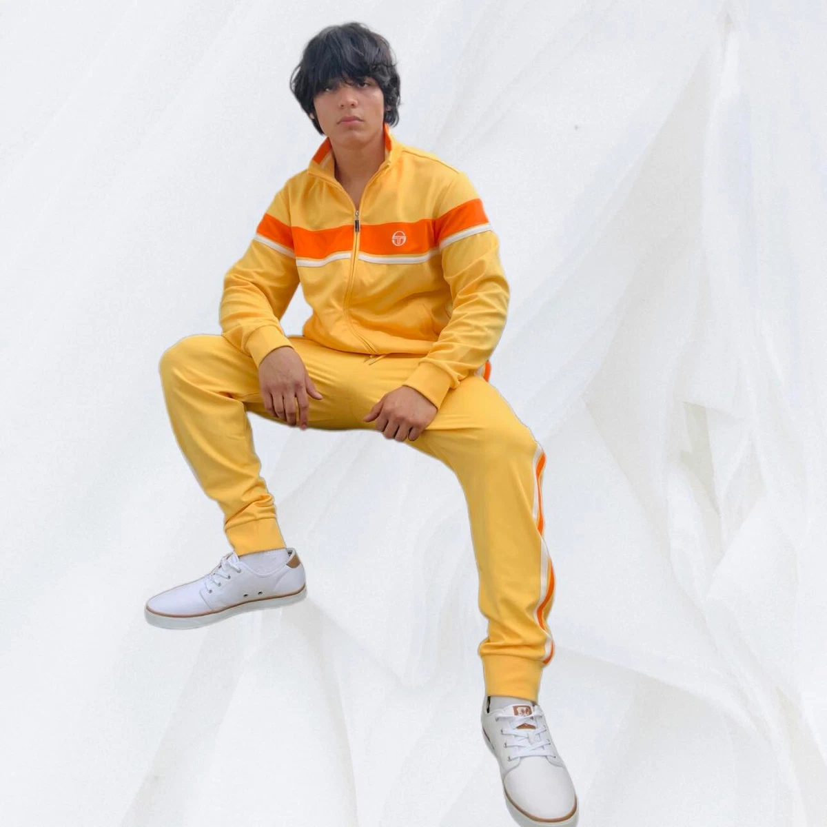 Sergio tacchini deals yellow tracksuit bottoms