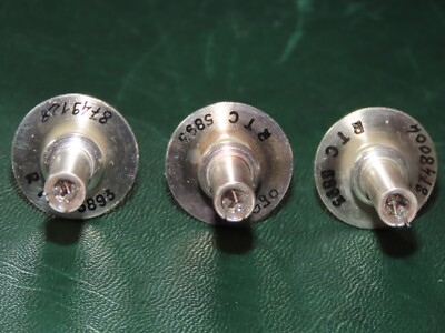 5893 = 5893A Cinch / RTC Triode UHF RTA-45A Röhrenradio Röhrenventil 3er Set