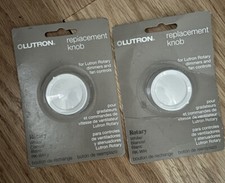 2 Pack Lutron Replacement Knob for Rotary Dimmers, Lights and Fan Controls RK-WH