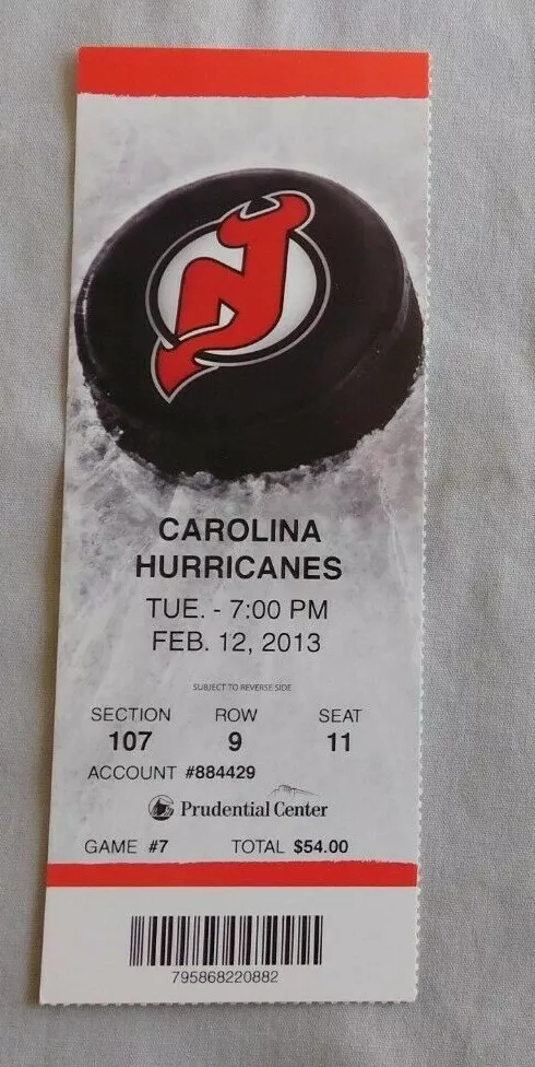 New Jersey Devils vs. Carolina Hurricanes tickets: Where to buy