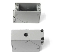 TWO EDAC Elco 38 pin Metal Hoods Shells, Complete W/Hardware, Very Good Cond. E9