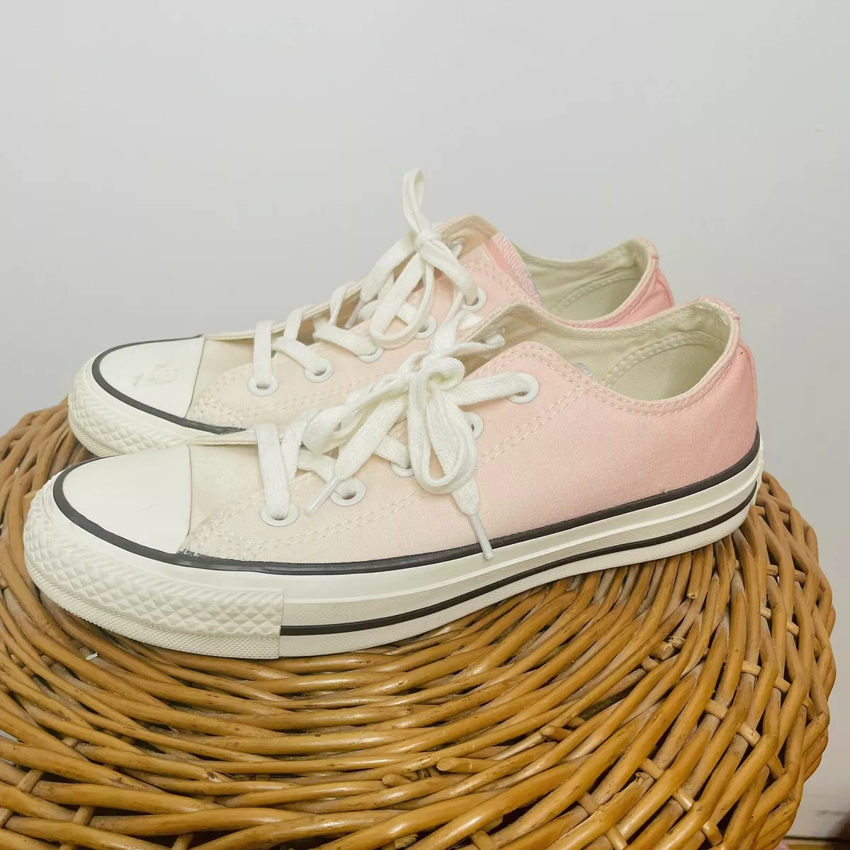 Women s Converse Chuck Taylor All Star Ombre Pink Low Top Sneakers