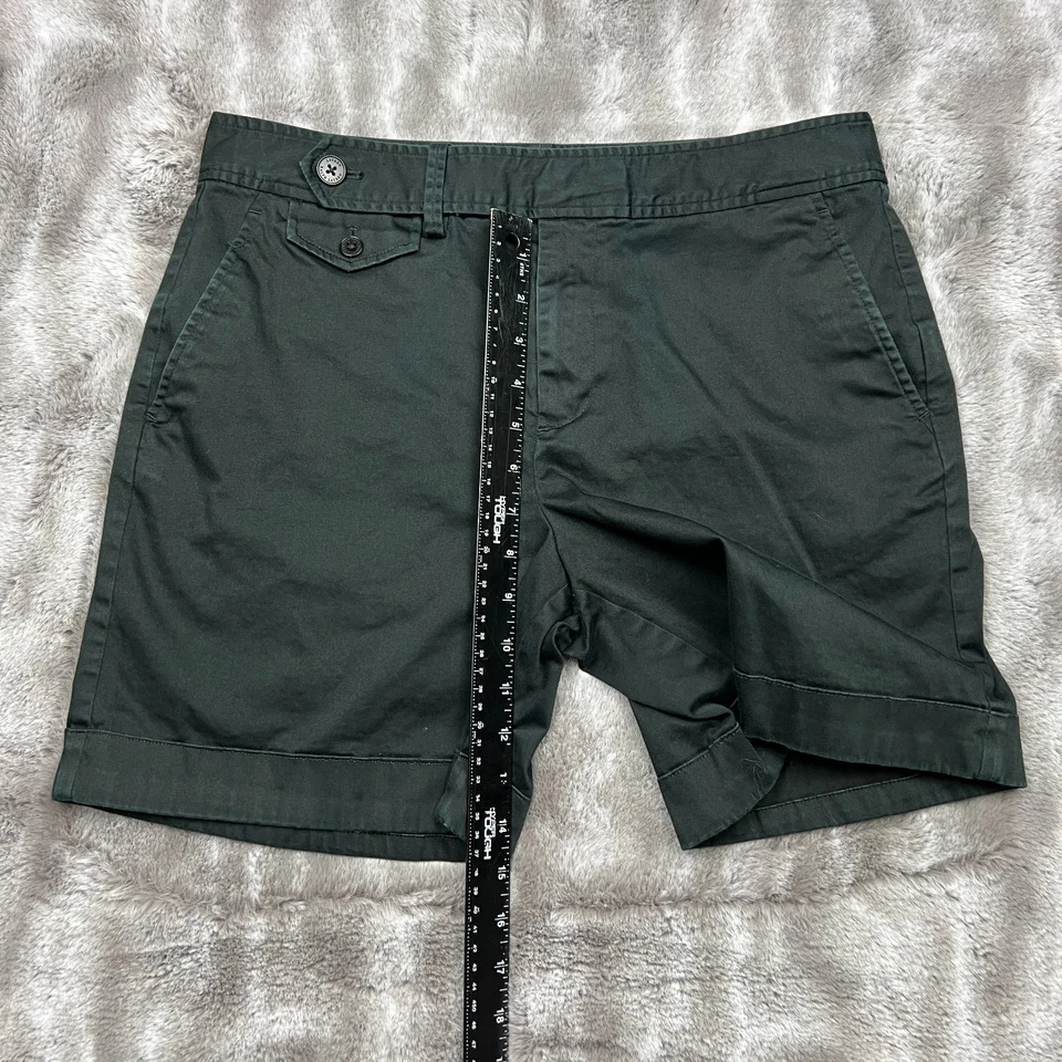 Pantalones Cortos Lauren Ralph Lauren Para Mujer 8 Bermudas Negras Algodón Elastizados Bolsillos LRL Foto 4 de 4
