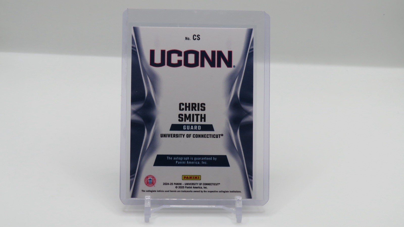 2024-25 Panini UConn Chris Smith Private Signings Auto  UConn Huskies