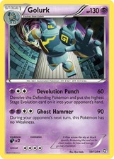 Golurk Holofoil Dragons Exalted [DRX - 59/124] Pokemon Holo Rare LP