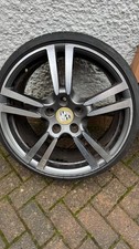 Porsche 911 997 Turbo 20in Alloy Wheel and good tyre.  Diamond Cut Rim not OEM.