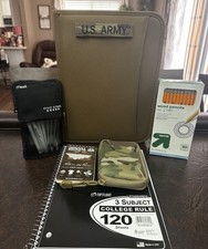 U.S. Army Basic Training Note Taking Kit   Binder, Notebook, Pens, Pencils, Gear