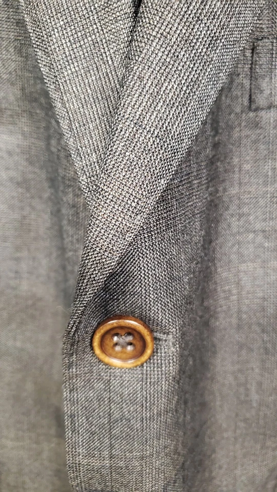 Traje de lana de tres piezas Banana Republic Vitale Barberis Canonico 44R chaleco COMO NUEVO Foto 2 de 4