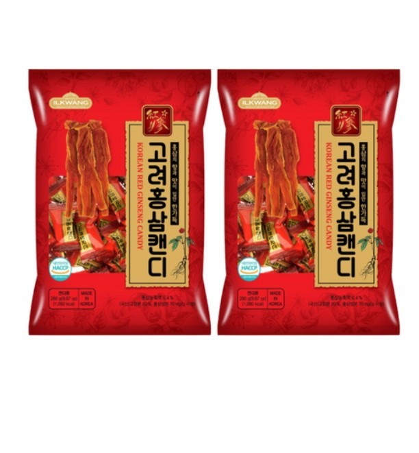 6 Years Korean Red Ginseng Candy [280gx 2EA] Nutritious Snack Energy Supplement