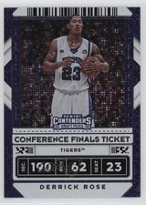 2020 Contenders Draft Picks Conference Finals Ticket 35/75 Derrick Rose #4 0q3