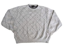 Vtg Fairway Sport Argyle Sweater Mens XL Crew Neck Golf USA Made Grandpa Dad EUC