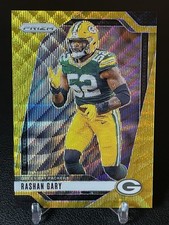 2024 Panini Prizm Rashan Gary Gold Wave Prizm /10 Green Bay color match #107