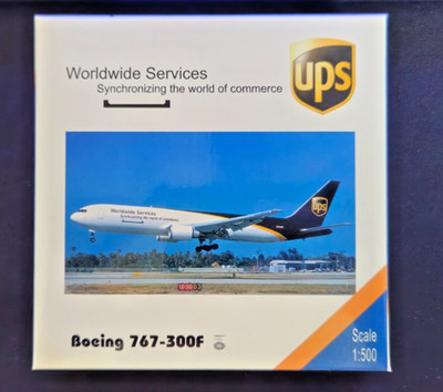 wie Herpa Wings 1:500 UPS Airlines B767-300F, N308UP, mit OVP