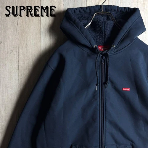 Supreme Small Box Logo Windproof Jacket Navy M