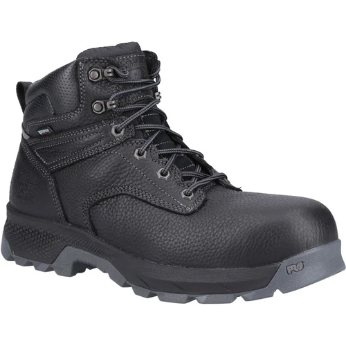 Stivali di sicurezza Timberland Pro Titan 6" in pelle nera nuovi
