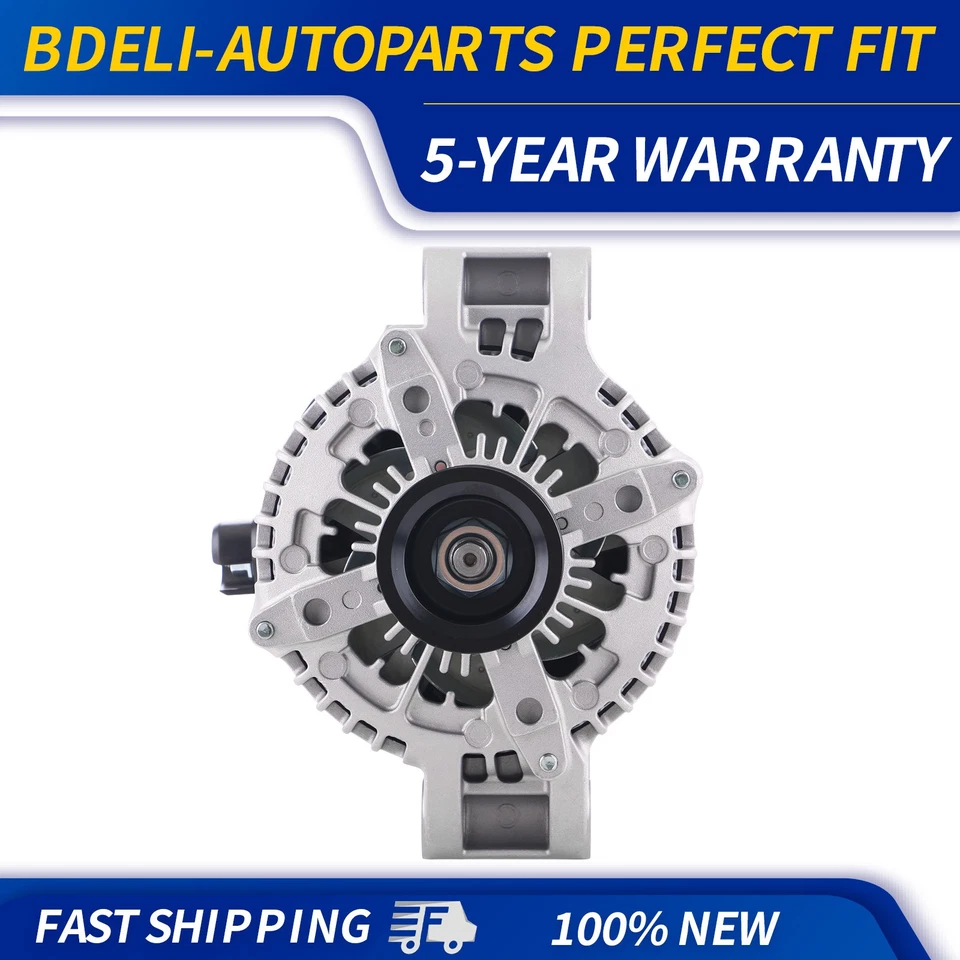 Alternador nuevo para Ford F-250 Super Duty 2013-2022 F-350 Super Duty V8 6,2 L 200A Foto 3 de 4