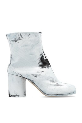 Maison Margiela - Women - Leather `Tabi` Ankle Boots - White