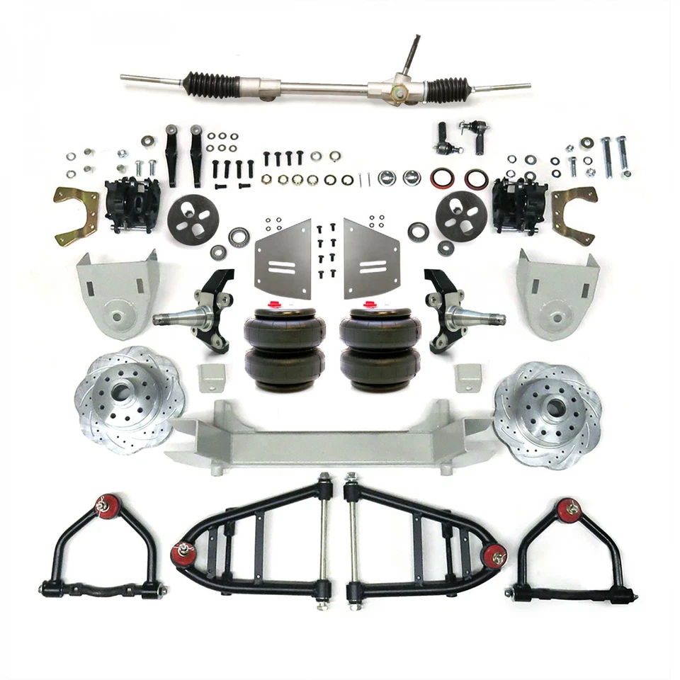 36 Nash Car Mustang II IFS Air Ride 2" Drop 5x5 Manual LHD Rack Foto 2 de 4