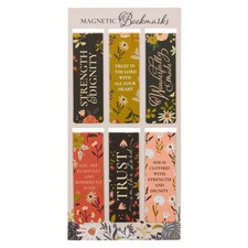 Colorful Inspirational Magnetic Scripture Bookmark Set for Women: Bible Verses,