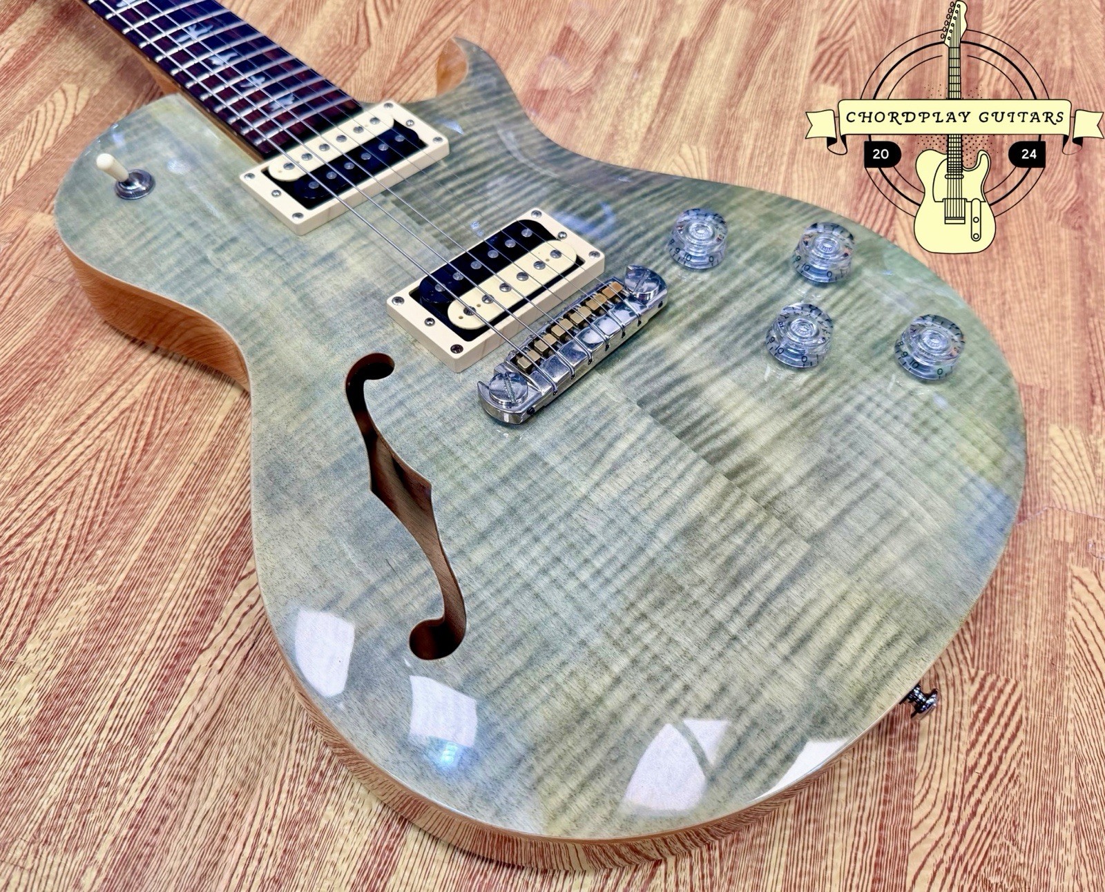 🌟2017🌟 PRS SE Zach Myers Signature Semi-Hollow Guitar~ Trampas Green + GigBag!