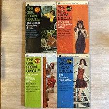 Vintage Four Square PB Collection : The Girl From U.N.C.L.E Books 1-4 : 1967