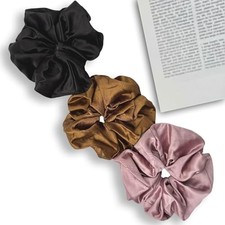 Scrunchie For Women And Girls, Softer Ties Satin Than Silk, The Color B