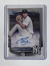 2025 Bowman Chrome - Prospect Autographs Cade Smith, Cade Smith #CPA-CS (AU)