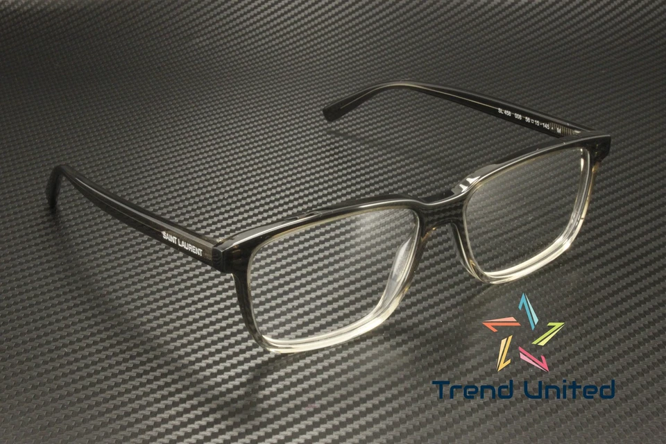 Gafas para hombre SAINT LAURENT SL 458 008 rectangulares cuadradas acetato gris 56 mm Foto 4 de 4