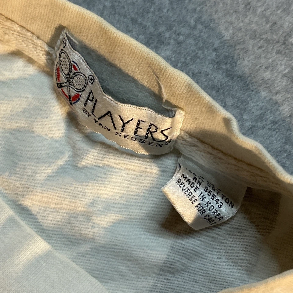 Camisa De Colección Años 90 Van Heusen Tenis Doble Cara Gráfica - Para Hombre Mediana M Foto 3 de 4