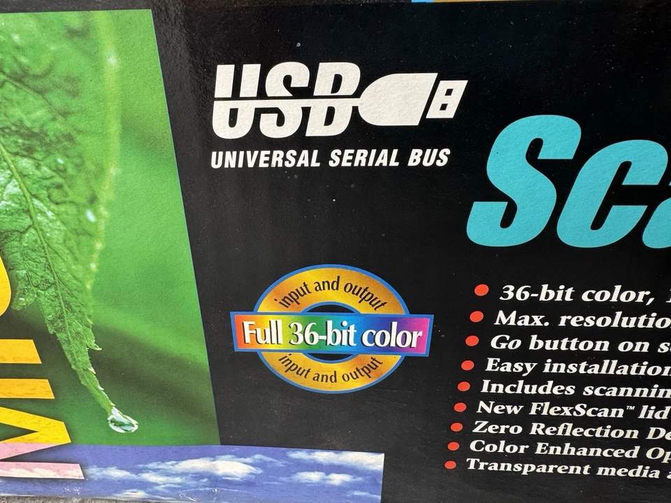 VINTAGE NOS MICROTEK SCANMAKER X6 - Color Document Flatbed Scanner - Image 2 of 4