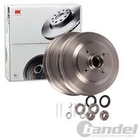 2X NK Ø 230Mm Bremstrommeln Satz Hinten Passend FüR Seat Inca VW Caddy | 252318