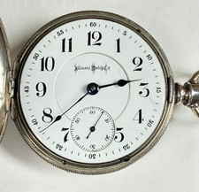 Illinois 18s 17j HC LS Bunn Mod 5 TuTone 2 Oz Coin Silver Case 1897 Runs