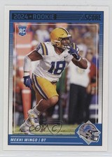 2024 Score Rookies Mekhi Wingo #372 0fi4
