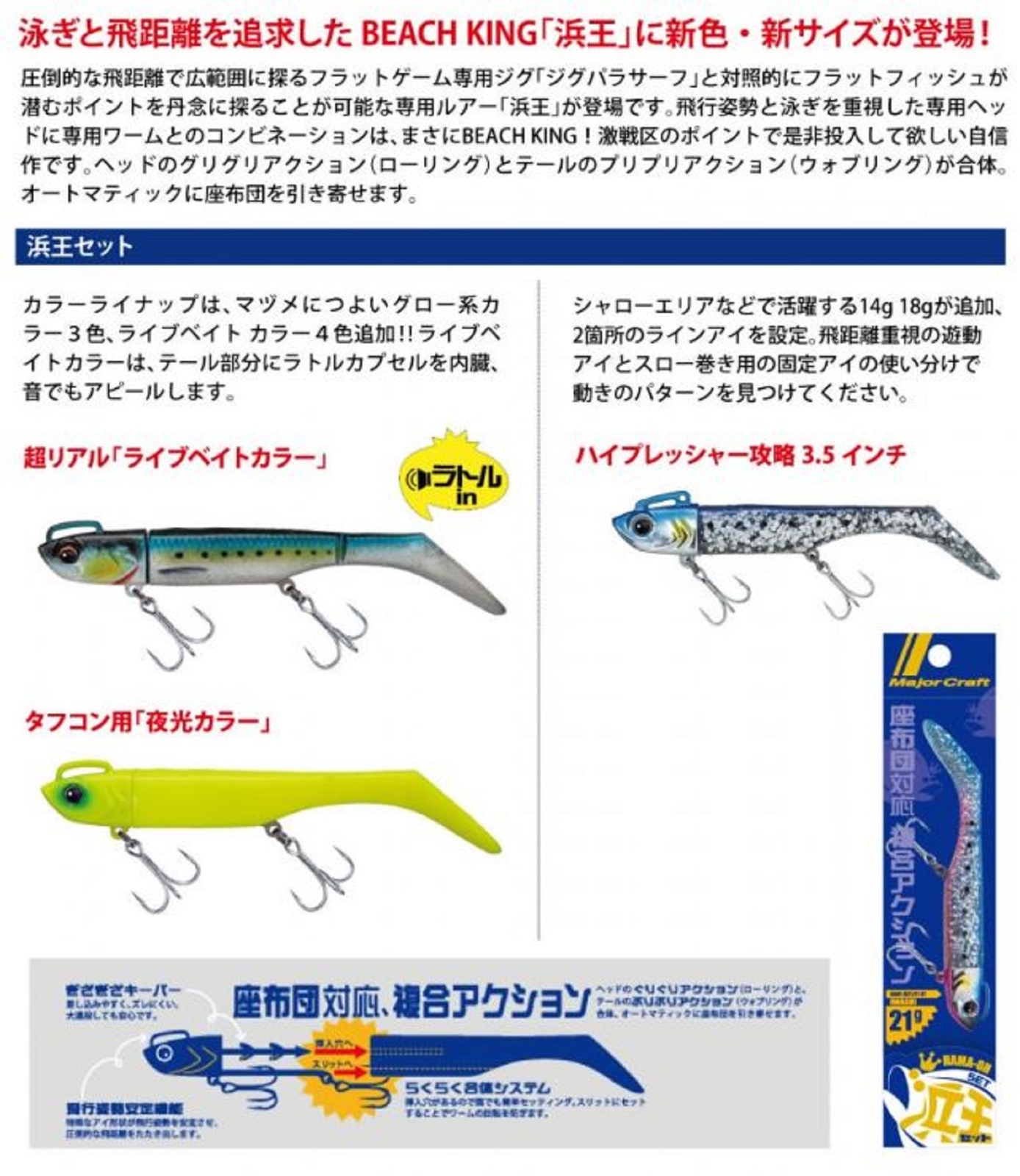 Major Craft Soft Lure Jig Head Set 14 grams HMOSET14/ 020 (3828