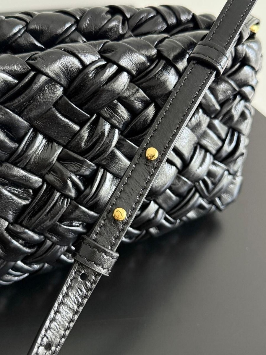 クラッチバッグ BOTTEGA VENETA BLACK LEATHER KALIMERO CHA-CHA CLUTCH クラッチバッグ BOTTEGA VENETA BLACK LEATHER KALIMERO CHA-CHA