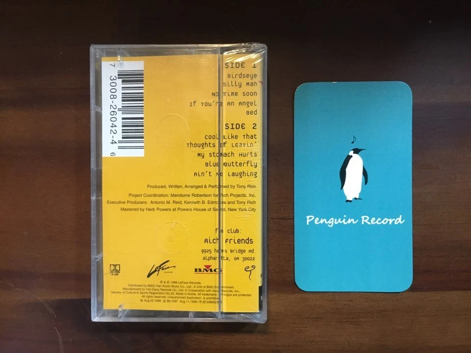 TONY RICH PROJECT - BIRDSEYE CASSETTE TAPE KOREA EDITION SEALED - Image 3 of 3