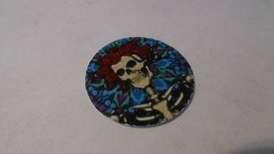 Pre Cut One Inch Bottle Cap Images Grateful Dead Skeleton Free Ship