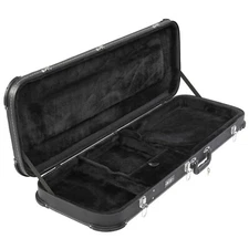 Electric Guitar Square Hard Case with Protective Sleeve Fits ST TL Burning