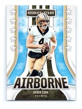 2023 Rookies & Stars Football #AI-23 Derek Carr Airborne Silver Prizm Saints