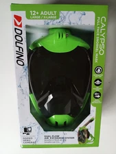 Dolfino Calypso Full Face Snorkel Mask - Large / X-Large NEW