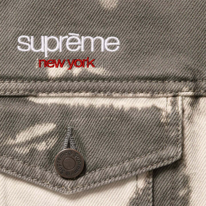 Supreme Denim Trucker Jacket Bleached | eBay
